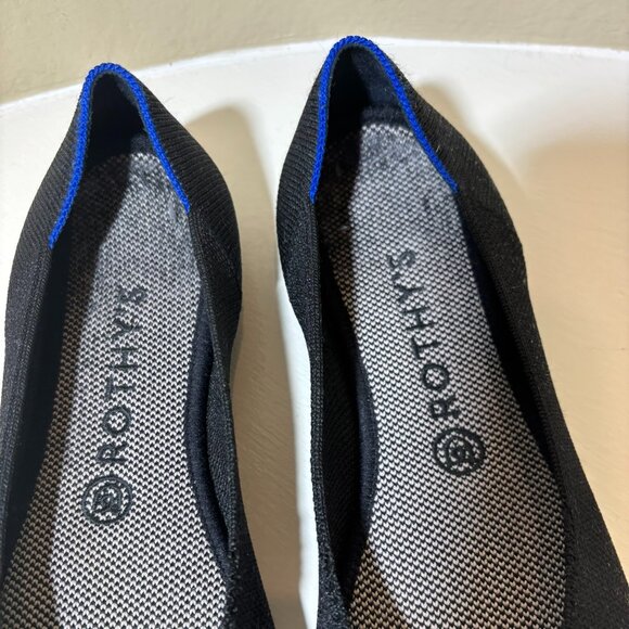 💙Rothy's Black Ballet Flat Size 9 - Picture 4 of 12